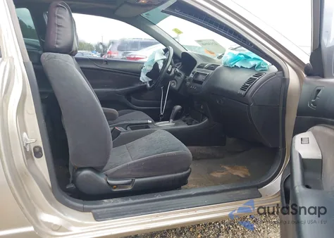 2002 Honda Civic Ex z USA, uszkodzony, nr VIN 1HGEM22912L014056